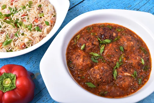 Chicken Manchurian Rice