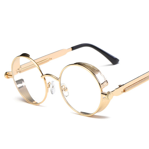 Title 4, Ladies Metal Round Frame Spring Glasses Frame. ...