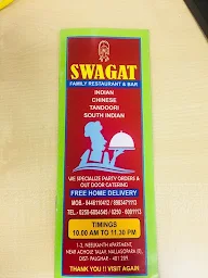 Swagat Restaurant And Bar menu 1