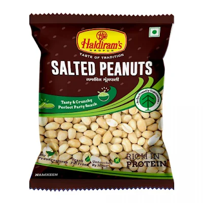 Haldirams Namkeen - Salted Peanut - 45 g