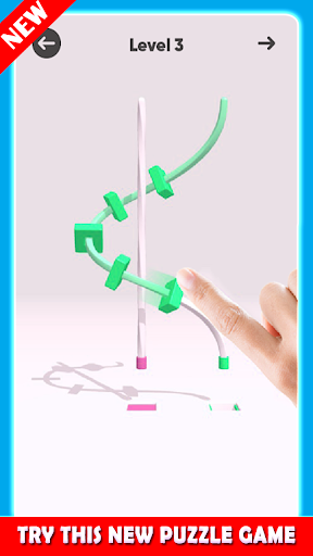 New Twisted Rods Sort Game