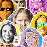 Cover Image of Descargar Emolfi Keyboard: selfie stickers for messengers 0.5.2 APK