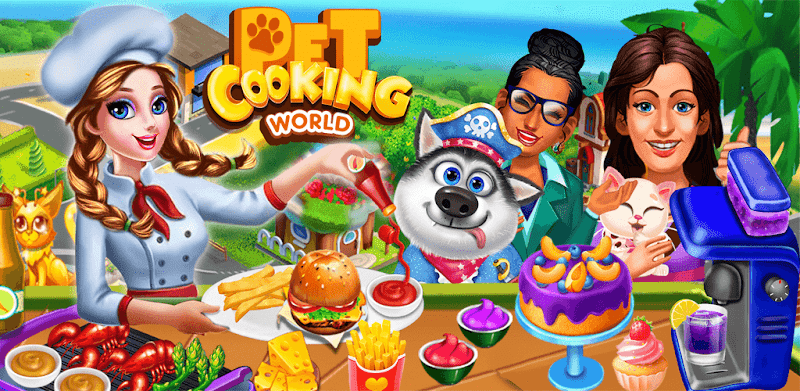 Pet Cafe - Animal Restaurant Crazy Cooking Games