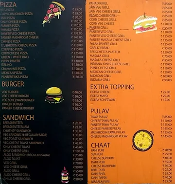 Desi Nookad menu 