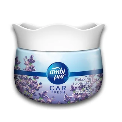 Ambi Pur Car Freshener Gel, Relaxing Lavender - 75 gm