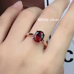 Ring White Silver