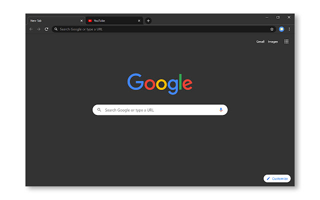 frágil peso plataforma Tema oscuro para Google Chrome