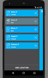 Weather Italy Free screenshot for Android