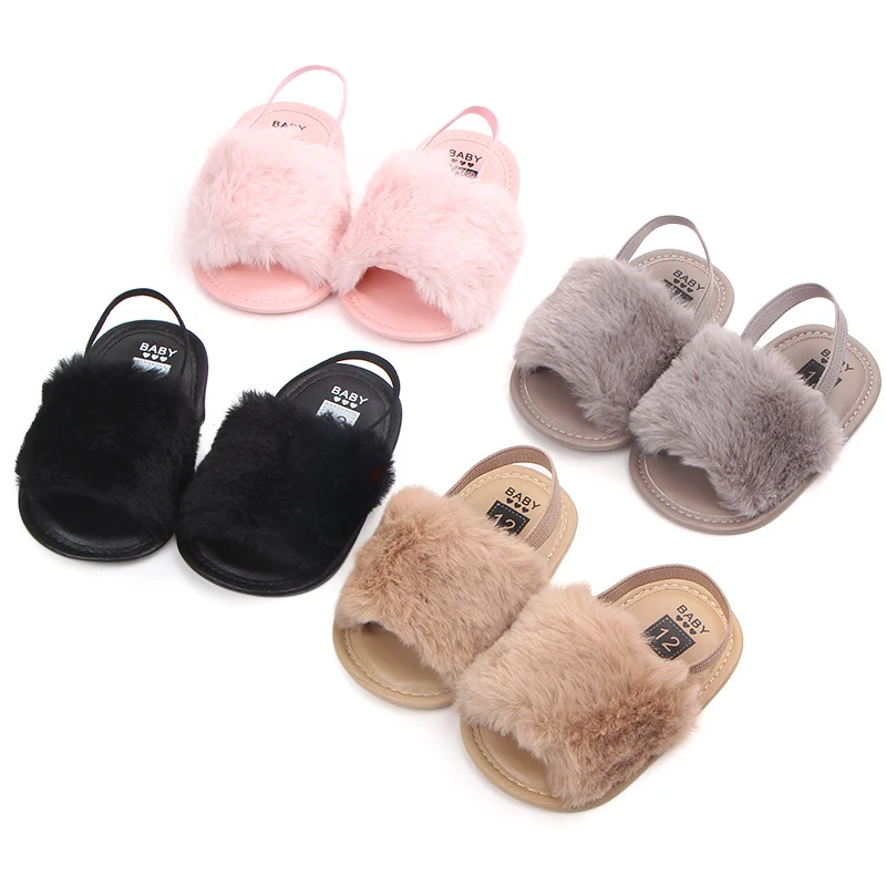 0-1 Year Baby Sandals, Four Colors, Soft Bottom, Elastic, Comfortable and Non-Slip Toddler Shoes for Little Feet.