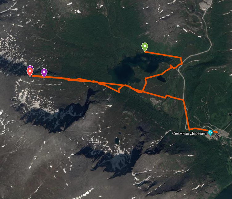 Пешелазание по Хибинам. Сентябрь '18.