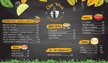 Chai Waale menu 
