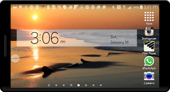 Ocean Sunset HD LWP screenshot 4