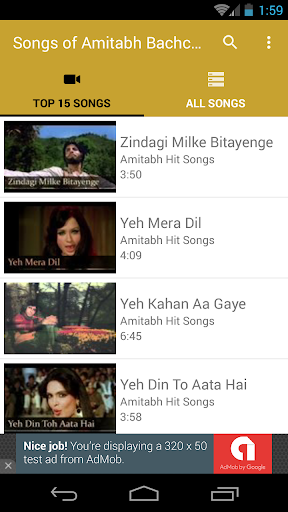 Songs of Amitabh Bachchan