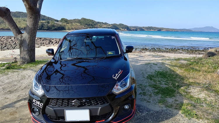 スイフトスポーツのドライブ・１人海水浴場・1人撮影会・サーカス行ったよ～に関するカスタム事例の投稿画像3枚目