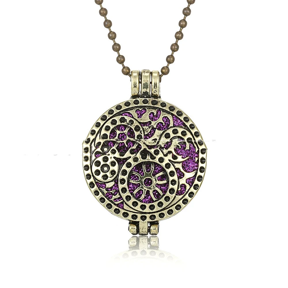 Title 4, Colar de aromaterapia bronze para casais, homen...