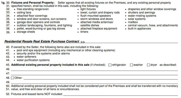 Whats Included When You Buy A House