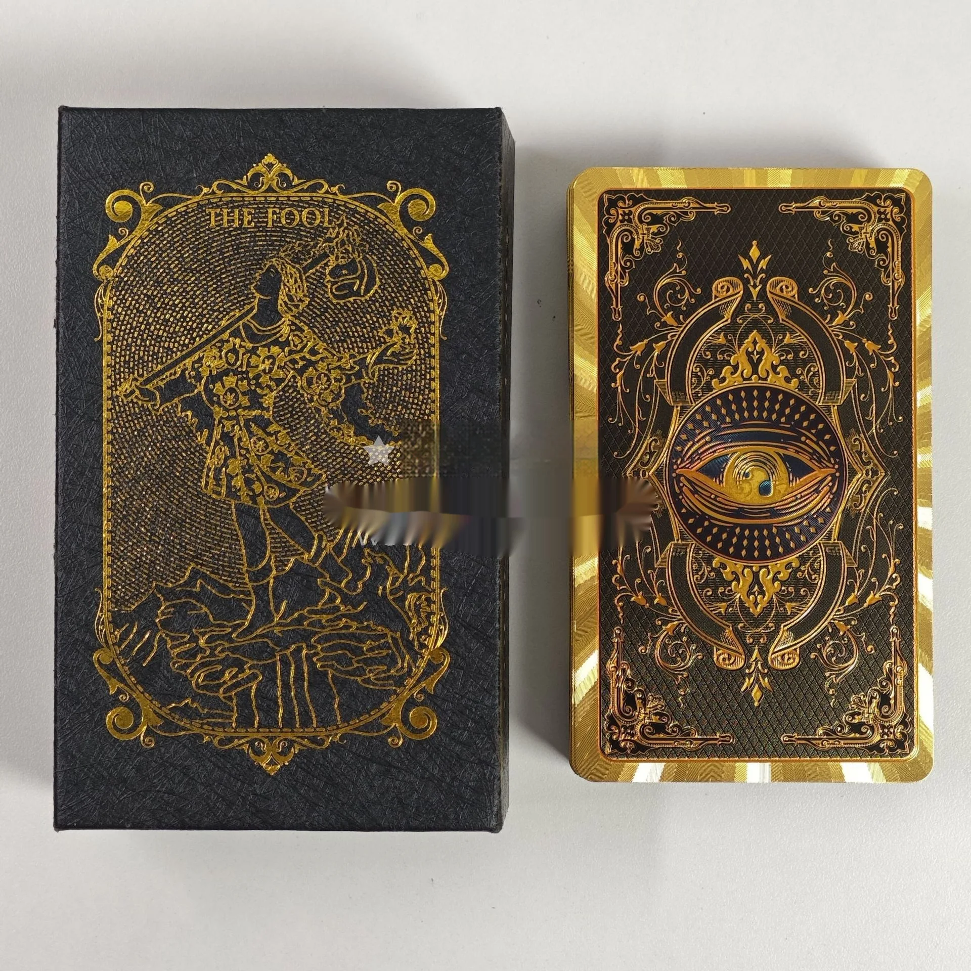 Title 6, Gold Foil Tarot Card Plastic Waterproof Full Se...