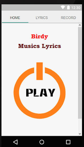 Birdy Lyrics