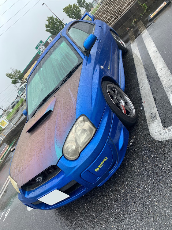 インプレッサ WRXのインプレッサWRX・TE37SL・8.5j・ゼロドロップ・シュアラスターに関するカスタム事例の投稿画像1枚目
