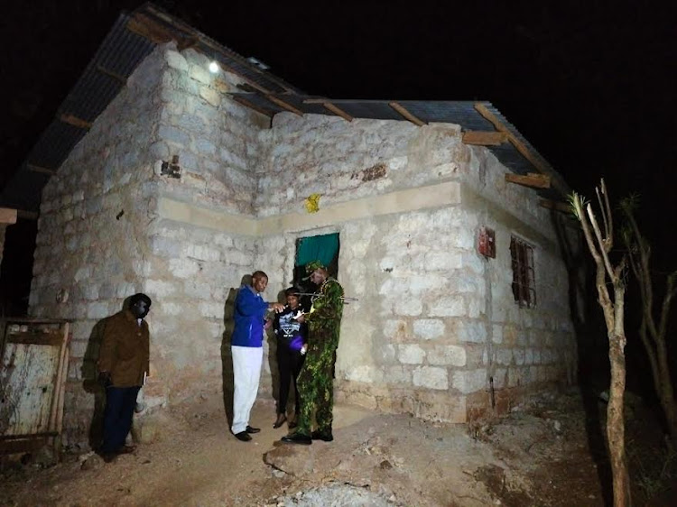 The house where the Ethiopians were found in Muranga on September 4, 2023- Handout