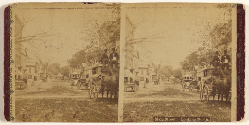 Main Street. Looking North. [Albany, New York] (Full Front)