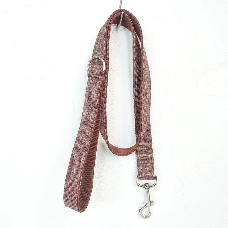 Conjunto Coleira e Guia para Cães com Laço Grosso Dupla Camada Resistente a Rasgos - Conforto e Segurança