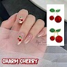 Charm Cherry Đỏ | Màu Vàng Bạc | Phụ Kiện Trang Trí Móng