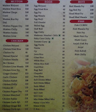 Deccan Restaurant menu 1