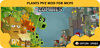 Mod flower vs zombie for Mcpe for Android - Download