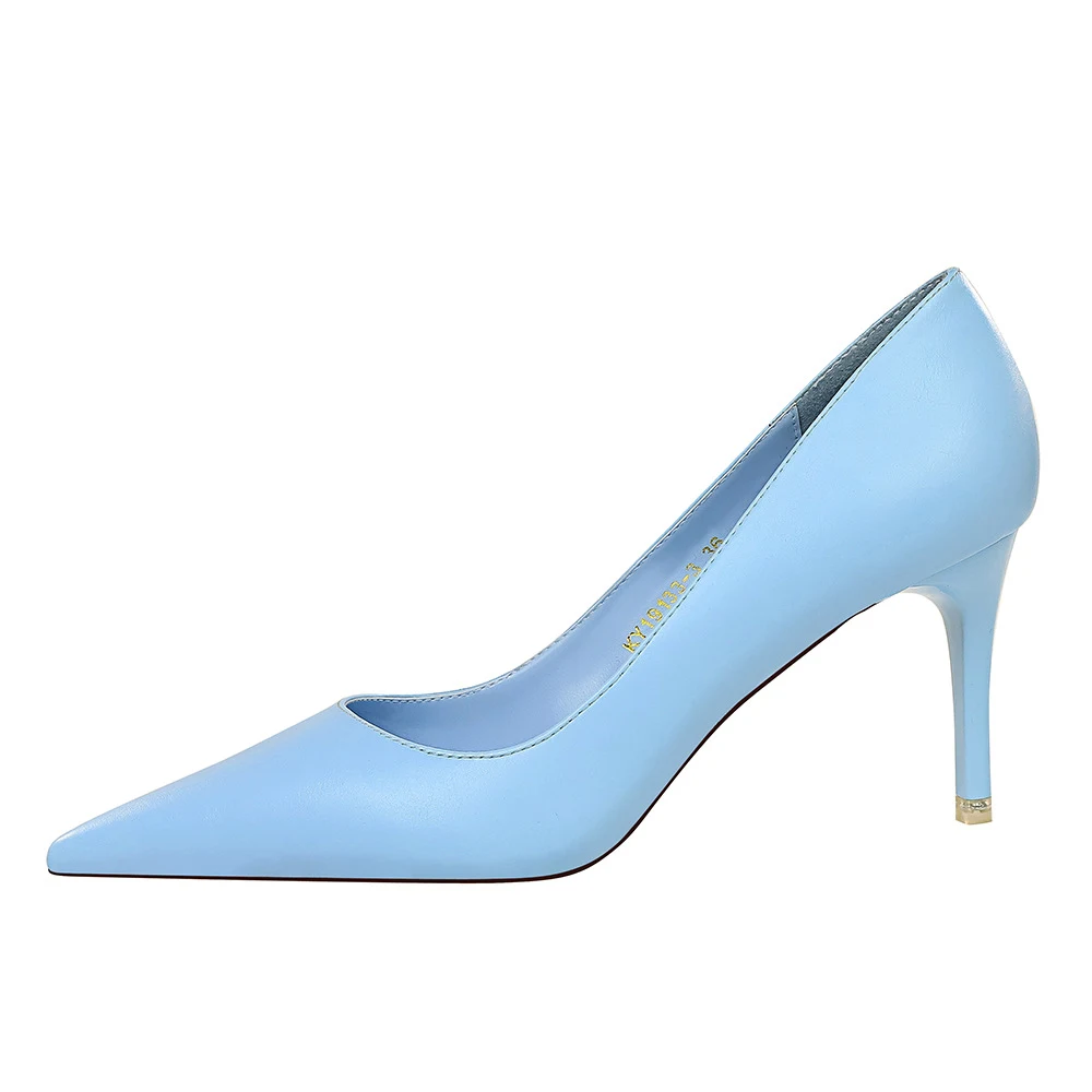 Title 3, Damen High Heels spitz zulaufend Mid-Heel All-M...