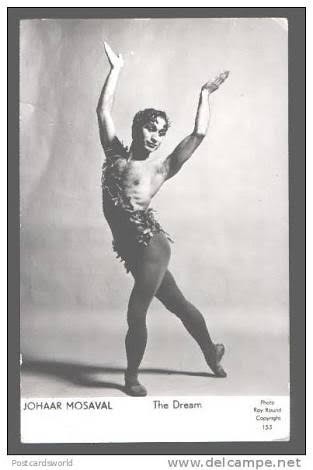 Johaar Mosaval as Puck in A Midsummer Night’s Dream teenoor Nureyev se Oberon.