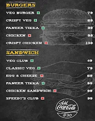 Speedy's menu 7