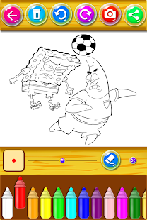 SpongeBob Coloring book pages 1.0.0 APK + Mod (Unlimited money) for Android