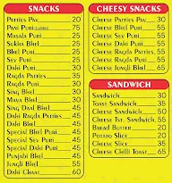 Sai Kripa Taste Corner menu 2