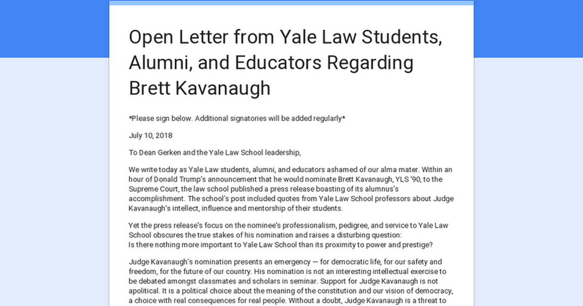 Image result for photos of brett kavanaugh at yale