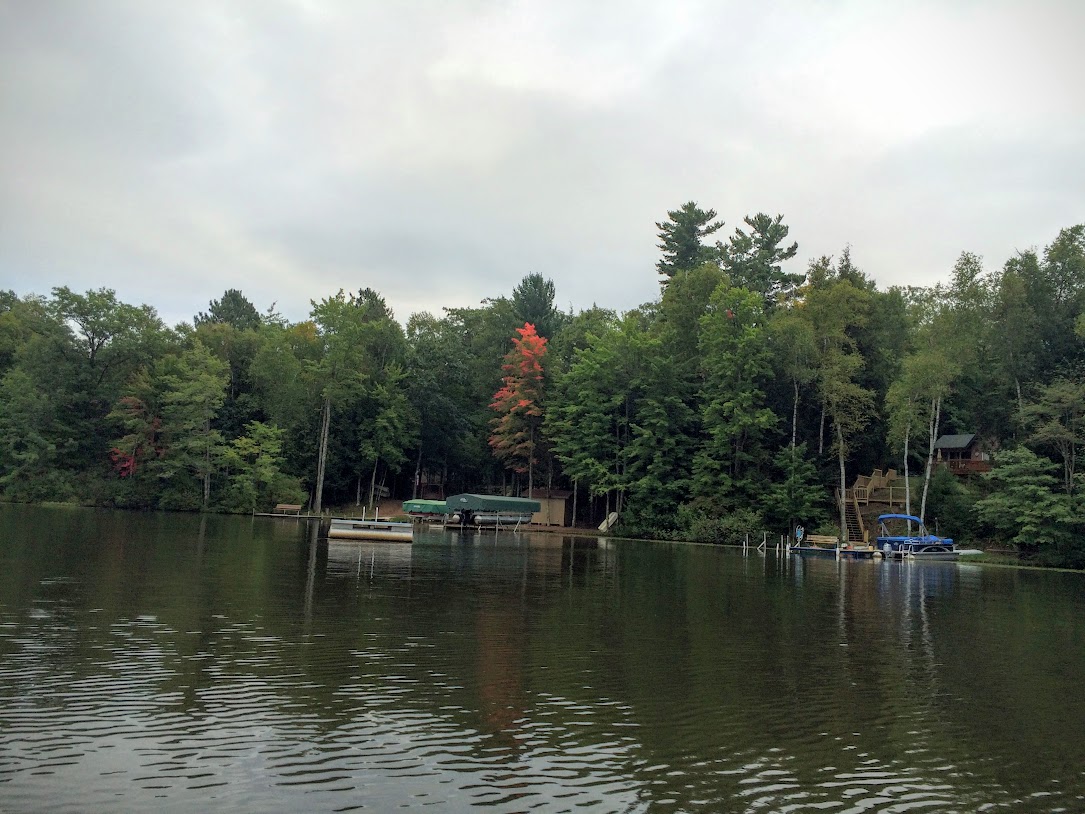 Brandon and Stacy took us for a boat ride around their little piece of heaven.