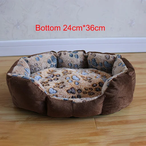 Pet Dog Beds Mats Soft Plush Warm Sofa Kennel Sleep Basket For Small Dogs Cat Cusion Puppy Nest Kennel Cat Bed House Sup