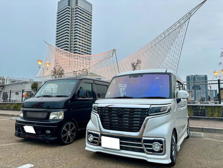 スペーシアカスタムの今年もよろしくお願い致します😆・新年早々鳥取MT🤣・軽四コラボ😎🎵・コラボありがとうございました🤗✨・今年もいろいろ挑戦したい😆🎵に関するカスタム事例の投稿画像3枚目