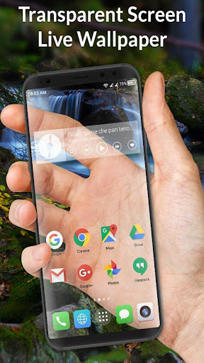 Transparent screen  Live wallpaper