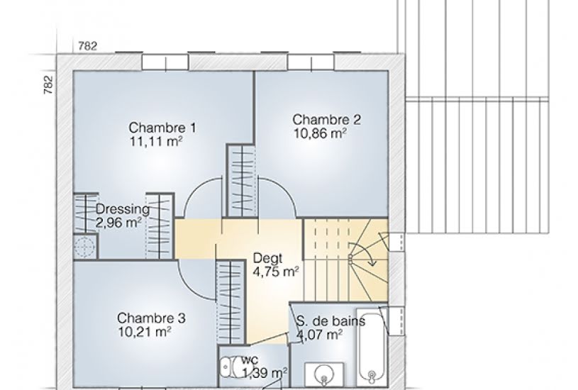  Vente Terrain + Maison - Terrain : 400m² - Maison : 95m² à Souvignargues (30250) 