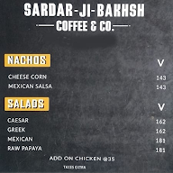 Sardar-Ji-Bakhsh Coffee & Co. menu 1