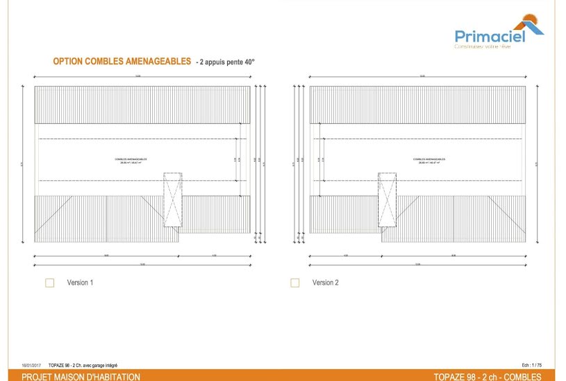  Vente Terrain + Maison - Terrain : 573m² - Maison : 95m² à Saint-Philbert-de-Bouaine (85660) 