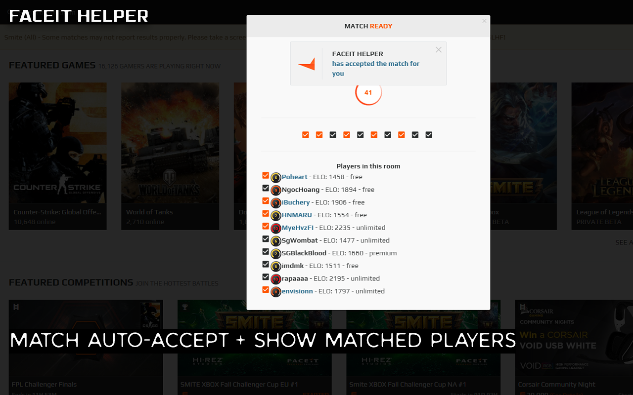 FACEIT HELPER Preview image 6