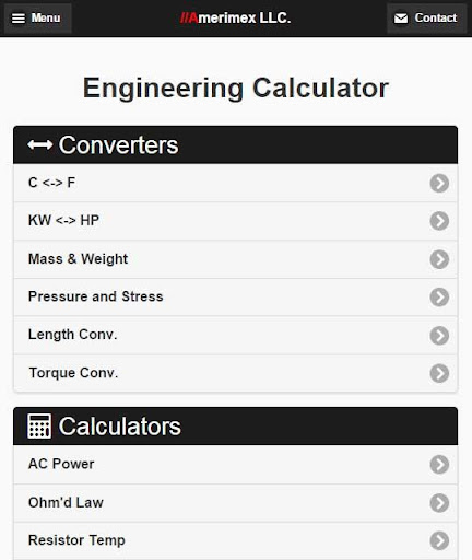 Engineering Calculator