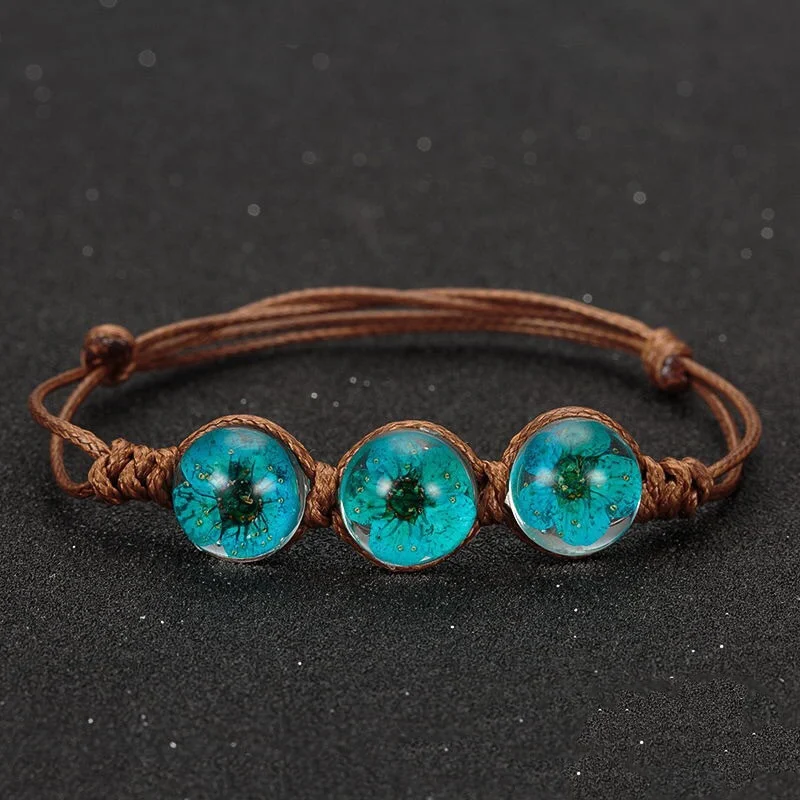 Bracelet de pierre précieuse du temps de fleur