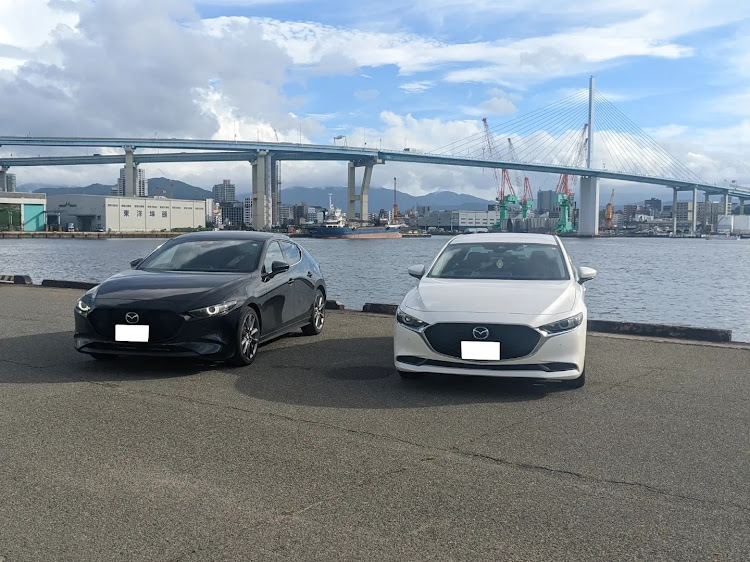 MAZDA3のmazda3sedan・車が好きな人と繋がりたい・マツダ乗りと繋がりたい・福岡・那の津埠頭に関するカスタム事例の投稿画像1枚目