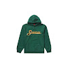 supreme sequin viper hooded sweatshirt dark green