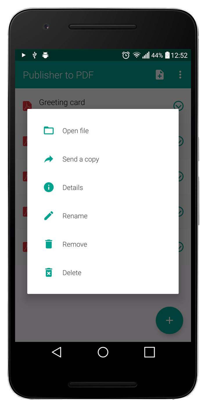 Publisher to PDF Screen 3