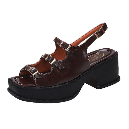 Title 1, Womens Roman Sandals Vintage Peep-toe One-line...
