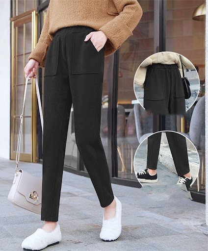 Title 15, Womens Straight Thin Harem Pants – Comfortable...